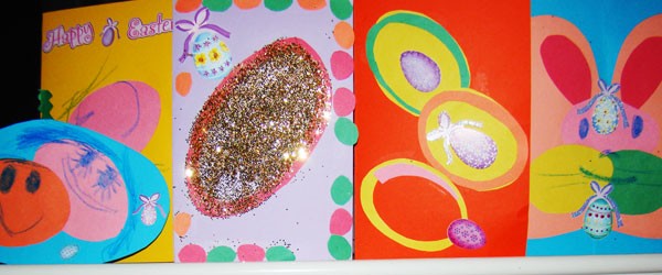 easter cards for kids. Bunny Hopping Easter Cards!