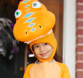 Buddy Dinosaur Train Child Costume Tyrannosaurus Rex Toddler TV Show Halloween 